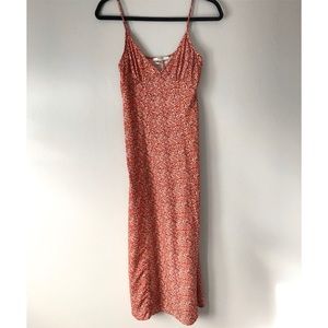 Pull&Bear Floral Midi Dress